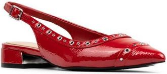 Donald J Pliner Lavinah Studded Slingback Pump in Tomato at Nordstrom, Size 8.5
