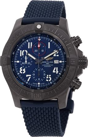 Breitling Pre-owned Breitling Avenger Chronograph Automatic Chronometer Blue Dial Mens Watch V13375101C1X2