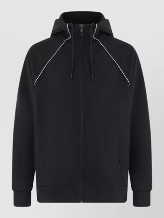 HUGO BOSS hooded zip sweatshirt casual style