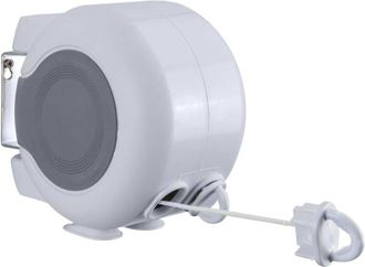 OEM Tendedero Retr&aacute;ctil De Pared, Blanco, 30 M De Tendedero (15 M X 2)