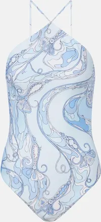 Pucci Orchidee open-back swimsuit