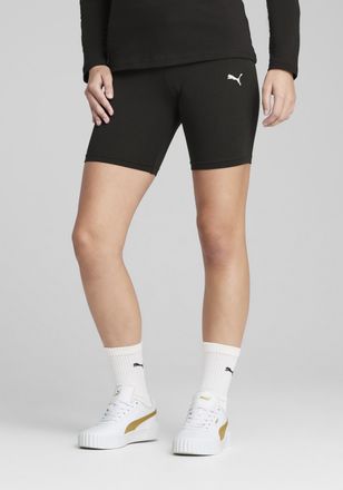 Puma Leggings PUMA ESS SHORT LEGGINGS 7, Damen, Gr. XXL, N-Gr, puma schwarz, Jersey, Obermaterial: 95% Baumwolle, 5% Elasthan, unifarben, schmal kniefrei, 