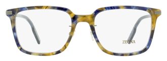 Ermenegildo Zegna EZ5265-H Stepped Browline Eyeglasses - Blue