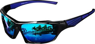 Generic Mens Sun Glasses | UV Sunglasses Polarized Glasses for Men - Comfortable Fashion Shades Outdoor Sport Eyewear for Driving Fishing Running Cycling