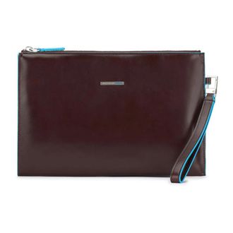 Piquadro Mens clutch for iPad@mini - unisex - Tassen - Bruin - Maat: ONE Size Leer