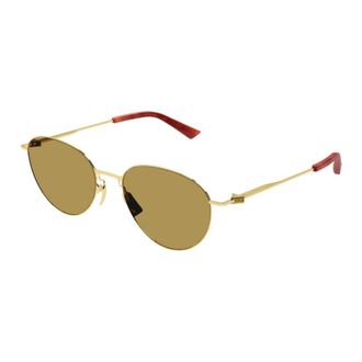 Bottega Veneta Unisex Black Browline Sunglasses BV1268S 004