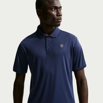 Nike Mens Par Dri-FIT Golf Polo in Blue | IB0233-420