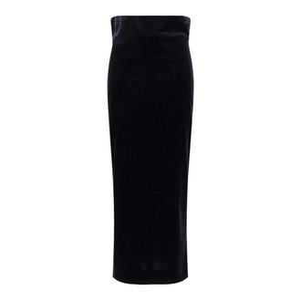 Alberta Ferretti Midi Rok - Dames - Rokken - Zwart - Maat: M Poliester