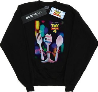 Disney Heren Toy Story 4 Forky Poster Sweatshirt (Zwart)