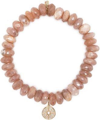 Sydney Evan 14K Yellow Gold Moonstone Beaded Bracelet - Womens - Glass