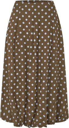 Masai Midi Rok - Dames - Midirokken - Bruin - M - Rokken