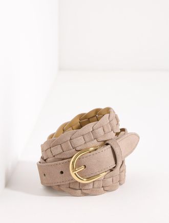 Talbots Braided Leather Chain Link - Rattan - Medium Talbots