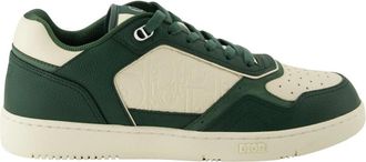 Dior B27 Uptown Lage Sneaker - Heren - Sneakers - Groen - 41 EU - Katoen - Schoenen