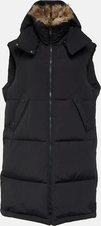 Yves Salomon Shearling-trimmed down vest