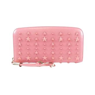 Jimmy Choo London Pre-owned Clutches, female, Pink, Size: ONE SIZE Pre-owned Filipalxa Leather Long Wallet