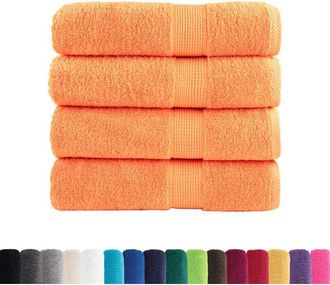 vidaXL Toallas de baño solund 4 unidades 100x150 cm 600 gsm Vidaxl