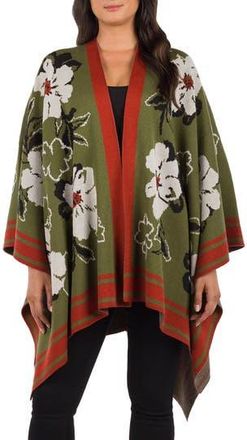 Patricia Nash Marigold Harvest Ruana in Green Multi at Nordstrom Rack