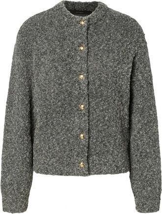Windsor Dp 822 10102227 - Dames - Vesten - Grijs - L - Truien & Vesten