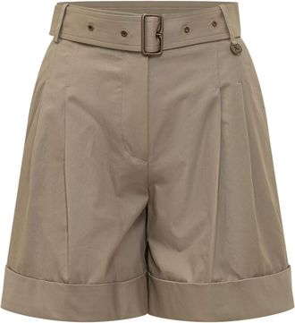 Burberry Beige Solid Shorts