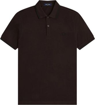 Fred Perry Polo Shirts - Heren - Polos - Bruin - M - Tops