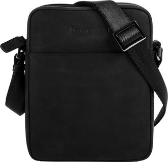 Bugatti Umh&auml;ngetasche BUGATTI LUCA, Damen, Gr. B/H/T: 16cm x 21cm x 5cm onesize, schwarz, Leder, unifarben, Taschen Umh&auml;ngetasche, echt Leder