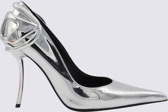 Diesel Silver Pumps