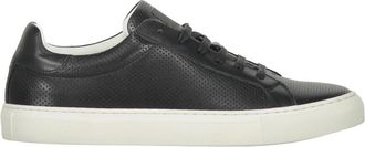 Paul & Shark Schoenen, Heren, Zwart, 42 EU, Leer, Zwarte leren sneakers, elegant minimalistisch design