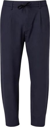 HUGO BOSS T Convert-Pleat 50539085 - Heren - Chinos - Blauw - XL - Leer - Broeken