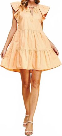 Merci Perfect Dress In Peach