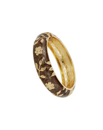 Savvy Cie Jewels 18K Plated Bangle Bracelet