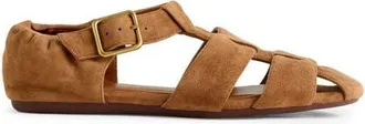 Madewell The Greta Fisherman Sandal in Aged Cognac at Nordstrom, Size 8.5