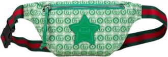 Gucci Pre-owned Canvas Heuptas - Dames - Vintage Heuptassen - Groen - ONE Size - Vintage