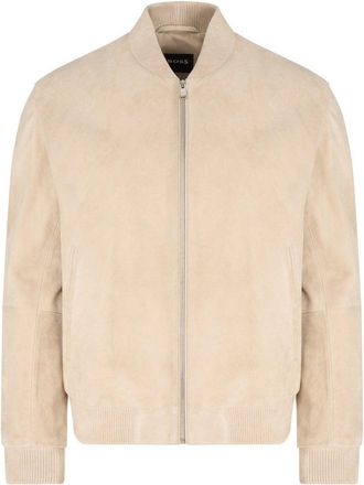 BOSS H MULLER LEATHER JACKET Size: 54, colour: BEIGE