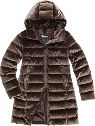 Blauer Velly Long - Dames - Mantels - Bruin - Maat: XL Polyamide
