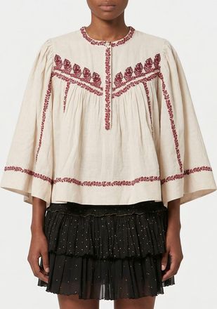 Isabel Marant Blusa Juline Isabel Marant Etoile in cotone con ricami
