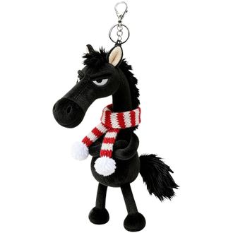 Generic Plush Horse Keyring - 2026 Year of the Horse Pendant, Soft Keychain Backpack Charm for Men Women Boys Girls Teens Youth Husband Son Daughter Family | 