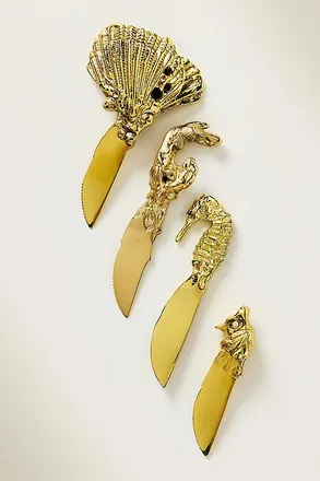 Anthropologie Shelton Metal Sea Spreaders, Set of 4