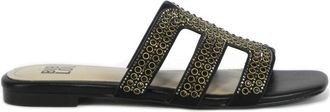 Bibi Lou Platte Sandalen - Dames - Sandalen - Zwart - 36 EU - Schoenen