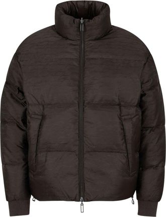 Emporio Armani reversible padded jacket - men - Polyamide - 52 - Black