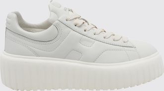 Hogan Sneakers H-Stripes in pelle di vitello liscia con suola platform e logo embossed