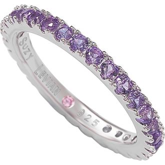 Suzy Levian Purple CZ Eternity Band Ring at Nordstrom Rack, Size 5.5