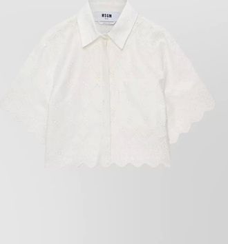 Msgm cropped blouse
