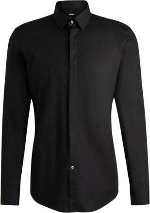HUGO BOSS Overhemden, Heren, Zwart, 3Xl, Boss - Overhemden > Formele Overhemden