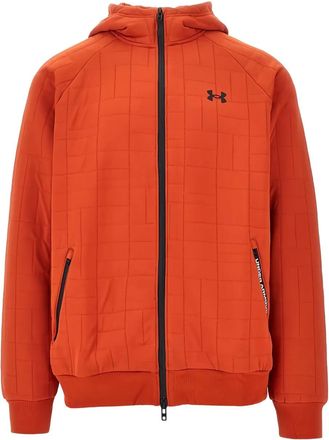 Under Armour Felpa con cappuccio e zip - Arancione