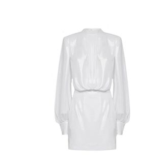 Blanca Vita Party Dresses, female, White, S, Polyester Casual Dress