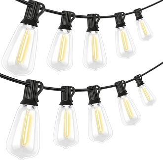 No Brand Guirnalda De Luces St38 - Alimentada Por Energ&iacute;a Solar - Luces Esf&eacute;ricas - Iluminaci&oacute;n Decorativa Para Exteriores - Iluminaci&oacute;n De Patio - 7,5 Metros 