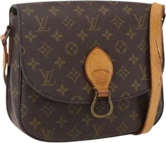 Louis Vuitton Pre-owned Monogram Schoudertas - Dames - Vintage Schoudertas - Bruin - ONE Size - Leer - Vintage