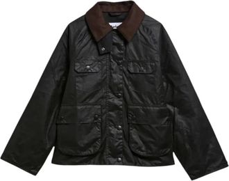 Barbour Icons Spey Waxed Jacket - - Jackets - Donna - Nero - S
