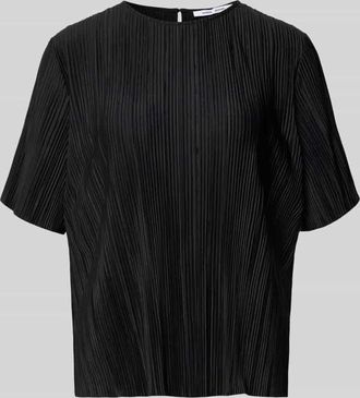 Sams&oslash;e & Sams&oslash;e Relaxed Fit Kurarzm Bluse mit Rundhalsausschnitt Modell Uma in Black, Gr&ouml;&szlig;e XL