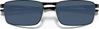 Oakley 57mm Rectangle optical glasses in Black at Nordstrom